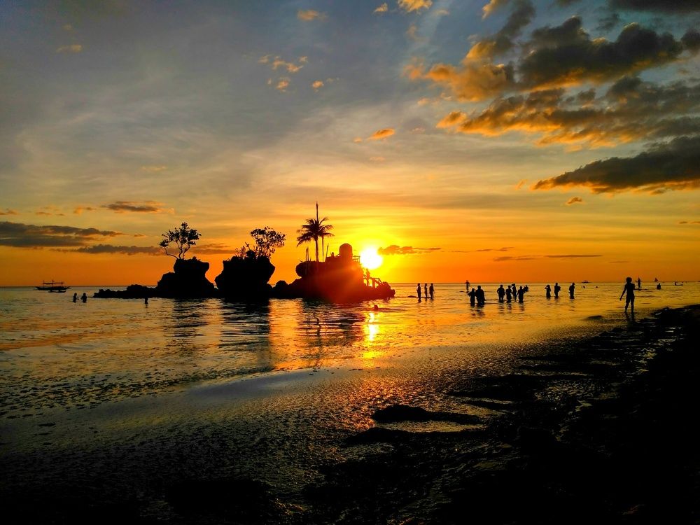 Boracay beach sunset