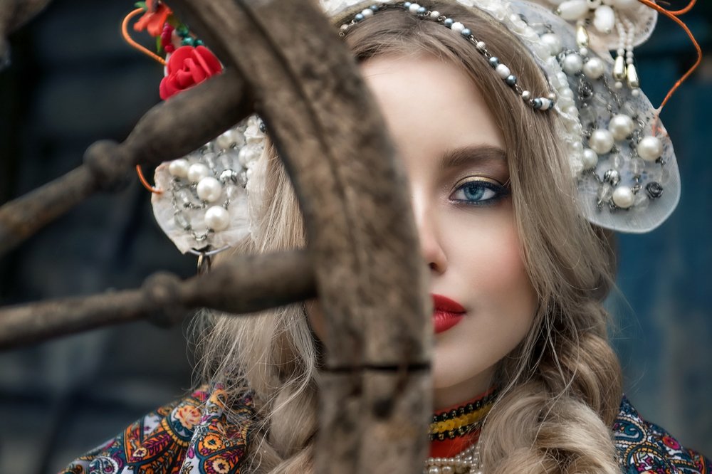 Русская красавица.