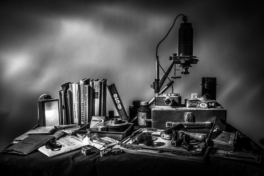 черно-белая фотография