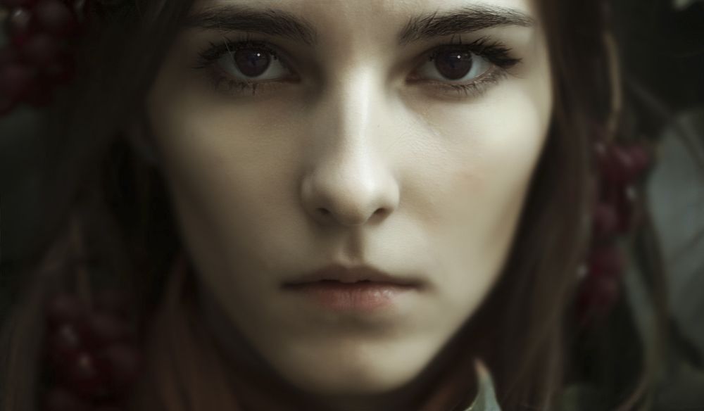 В виноградном саду