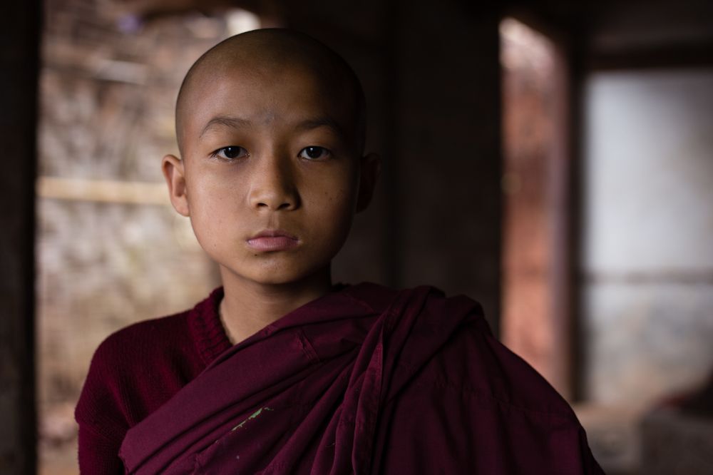 Young monk near Kalaw