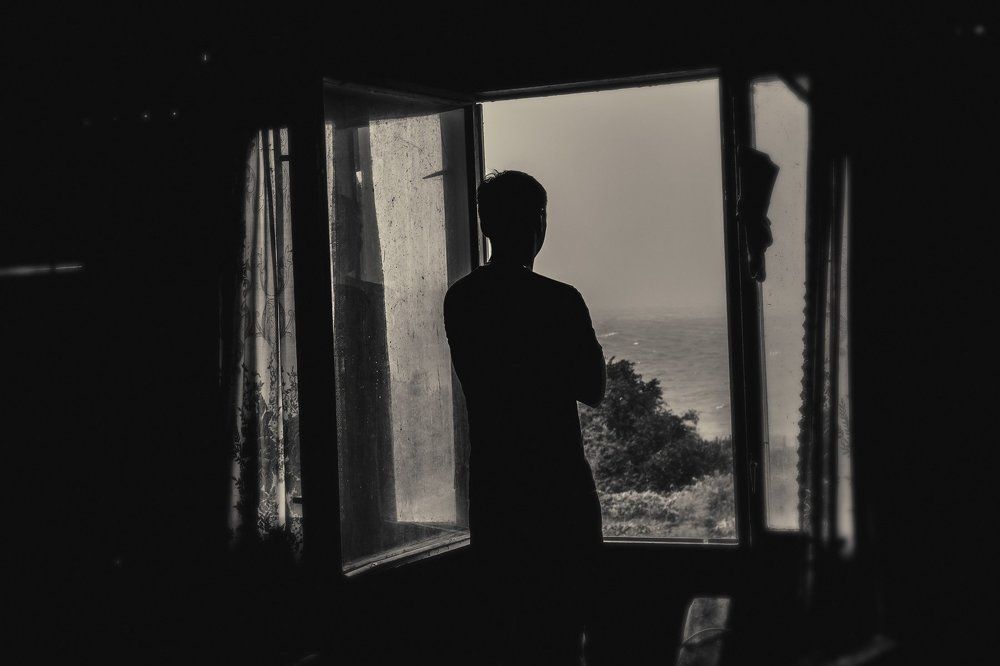 Alone with the storm