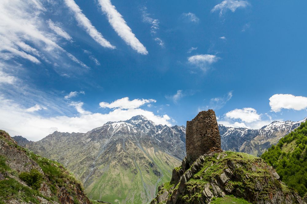 В горах Грузии