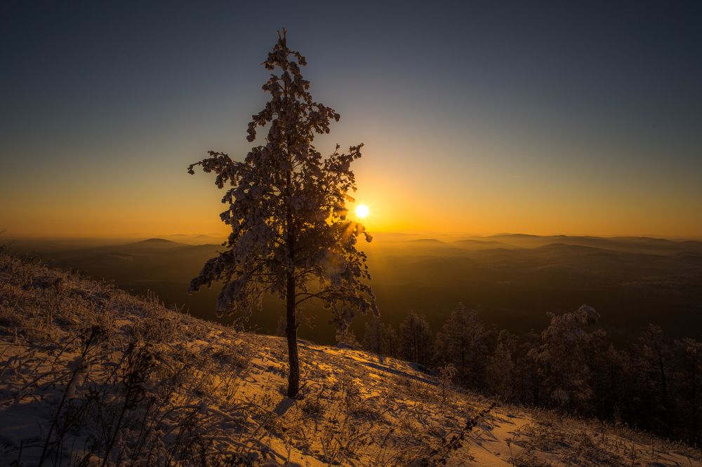 город Кыштыи и гора Сугомак