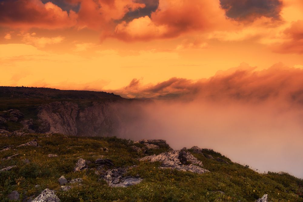 Облака в горах