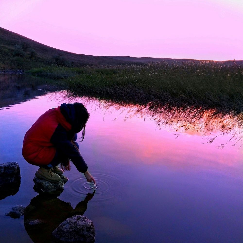 В отражении