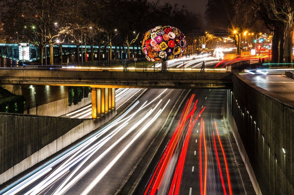 Динамика мегаполиса-ночной Лион