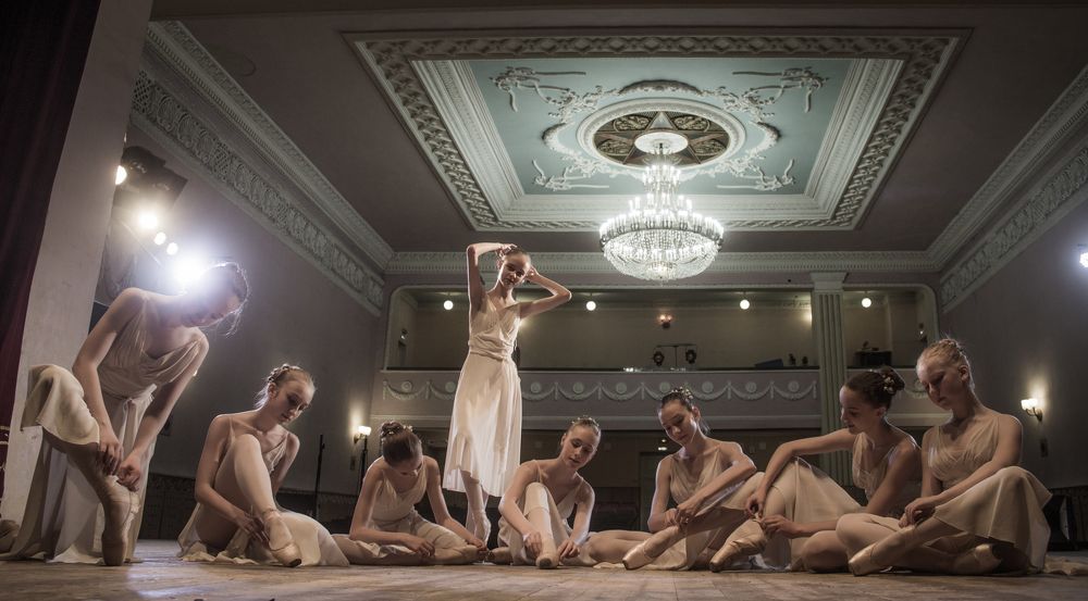 Позирование балерин