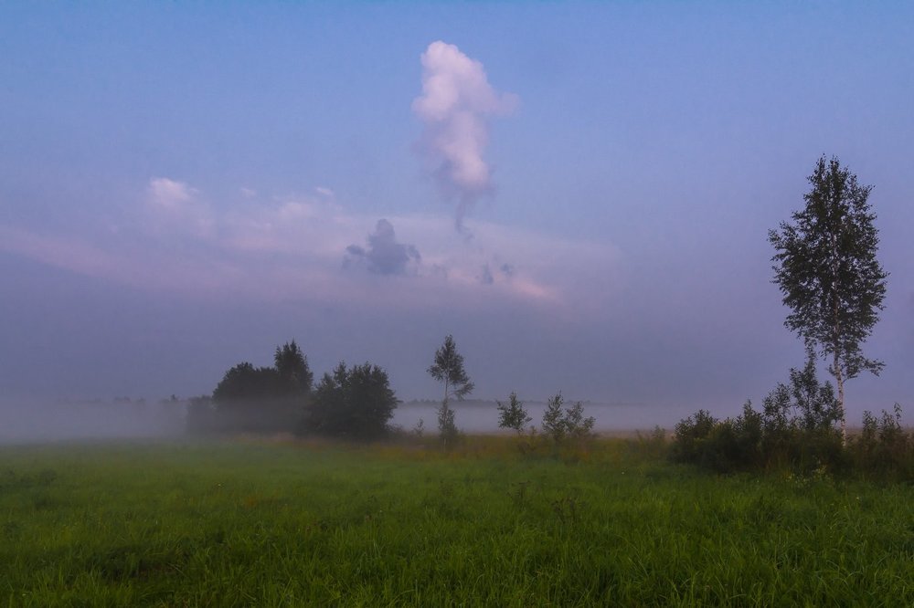 Небо рисует землю