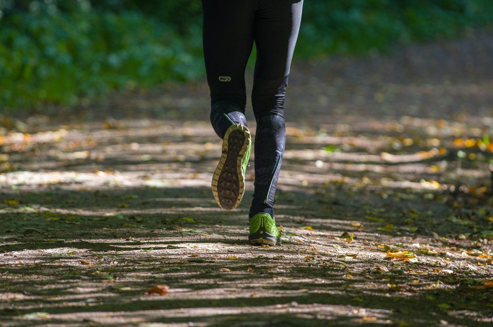 По дороге скачут ноги.