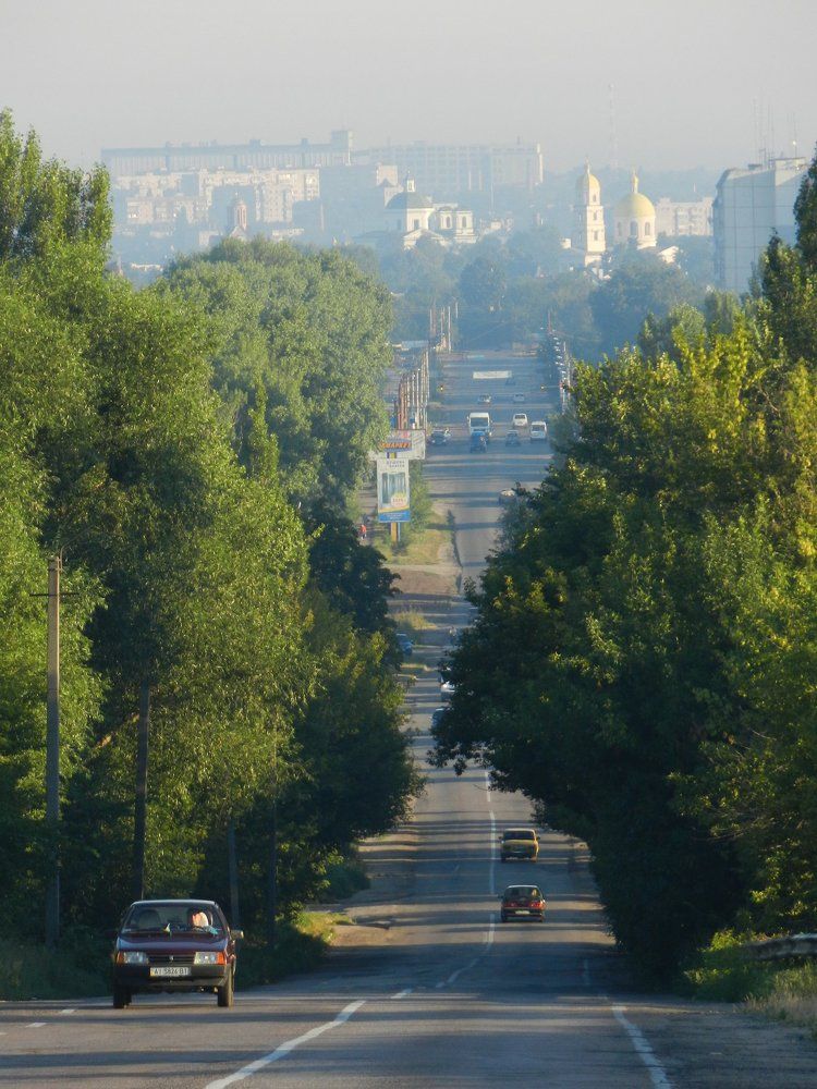 Дорога в город...