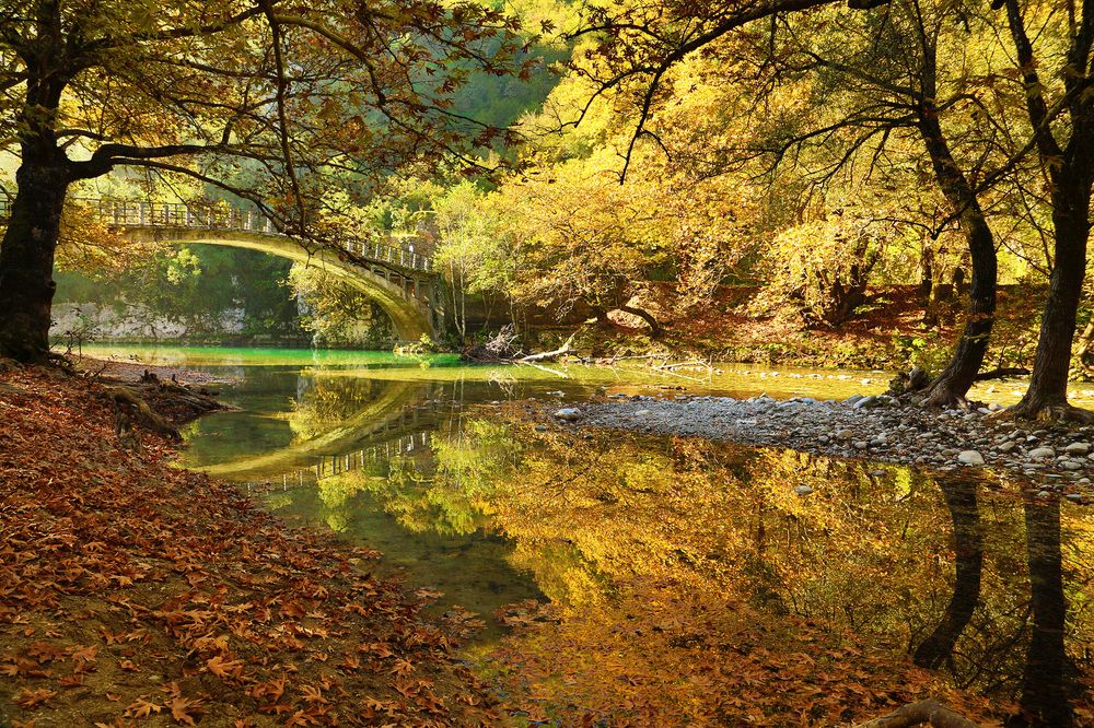Bridge Papigo. Greece