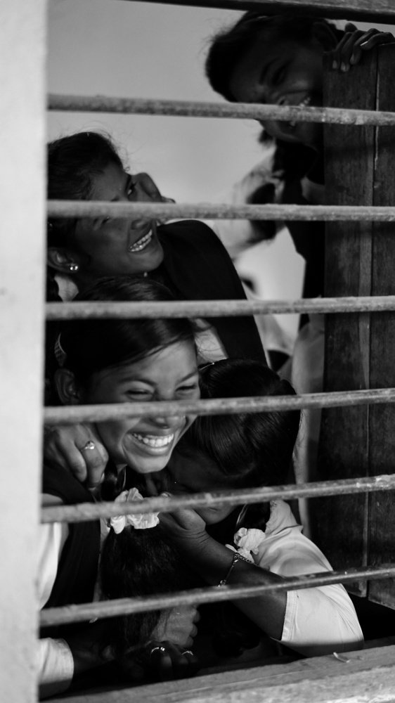 A smile of happiness