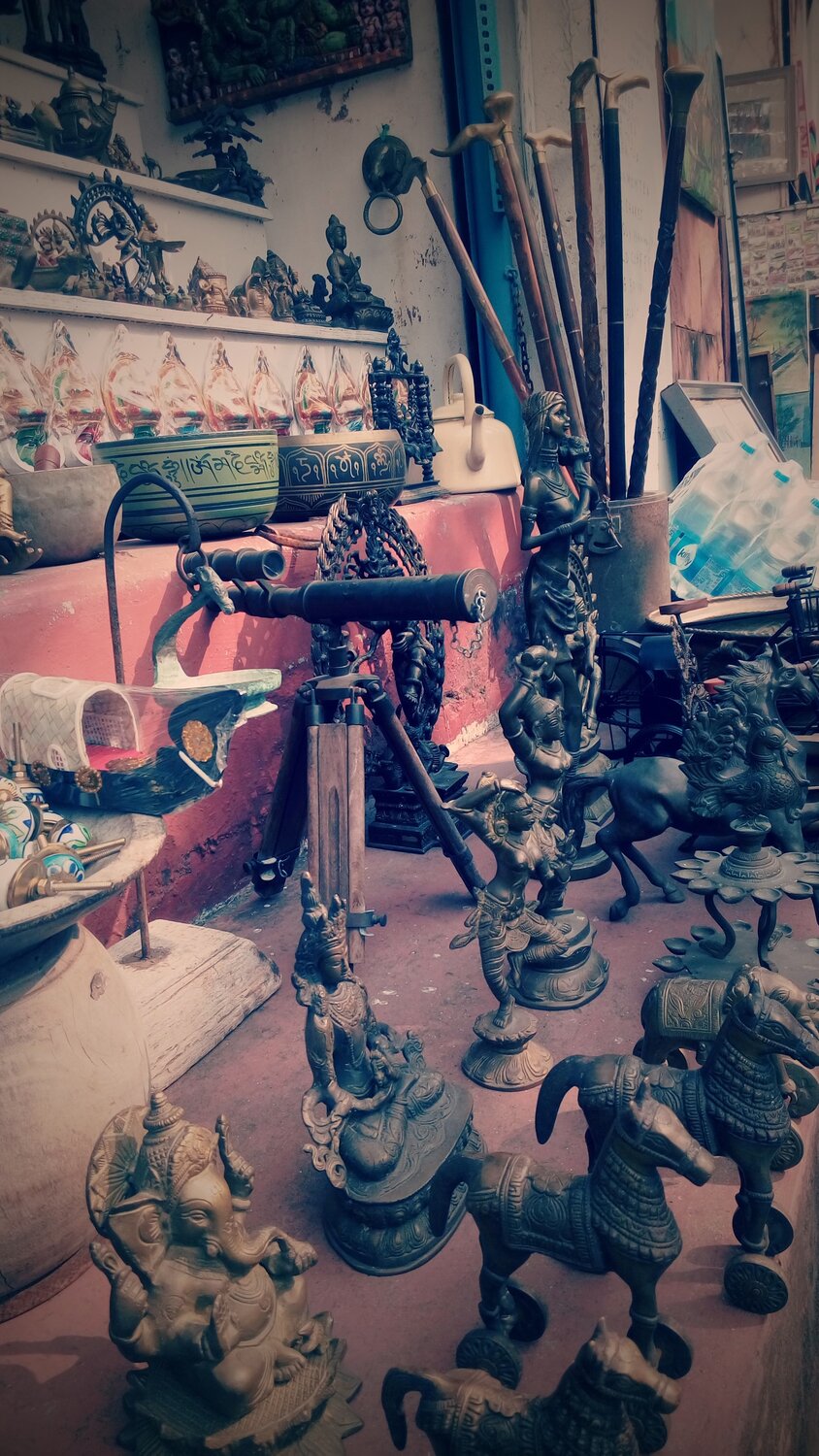 Indian artifacts.