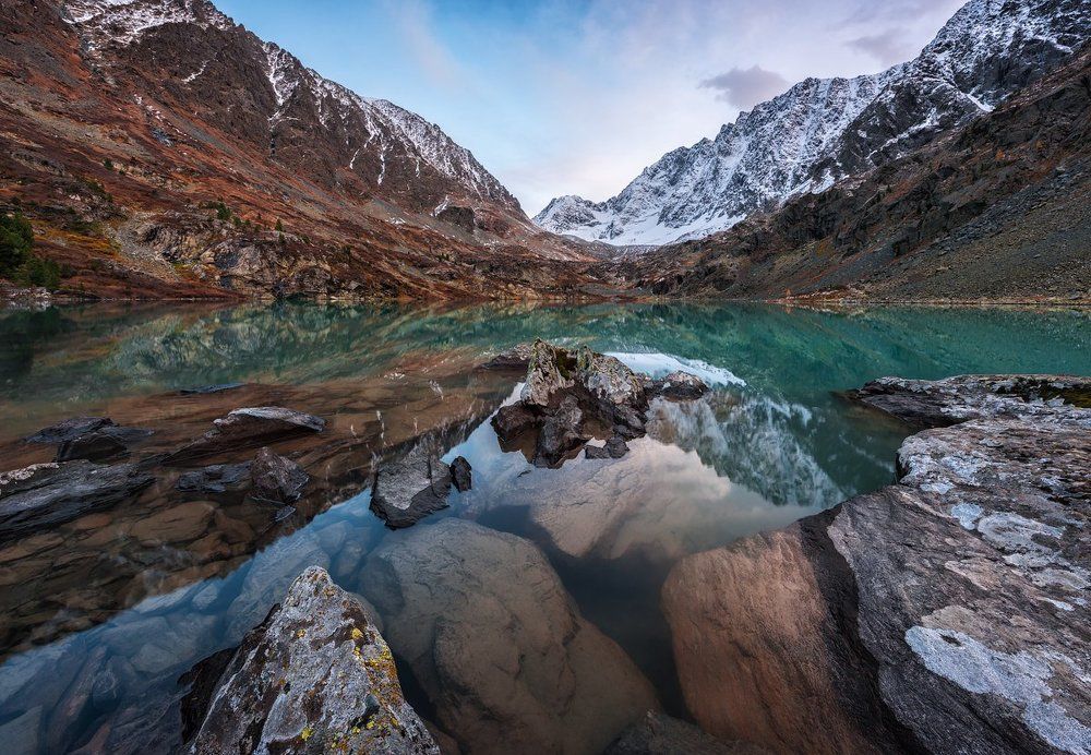 Вечер у озера Куйгук...