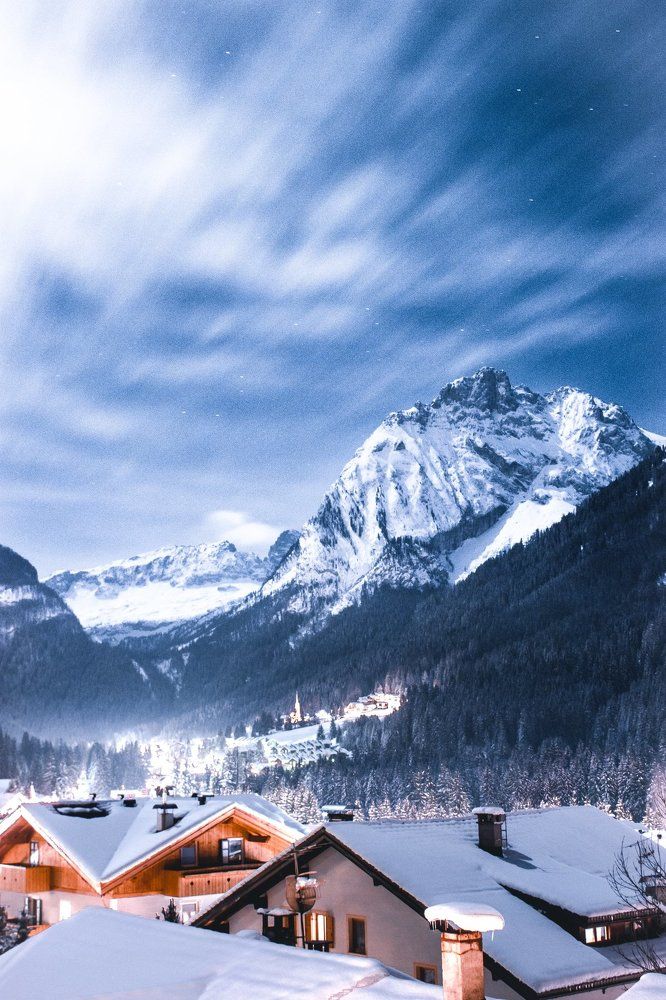 Night in Alps