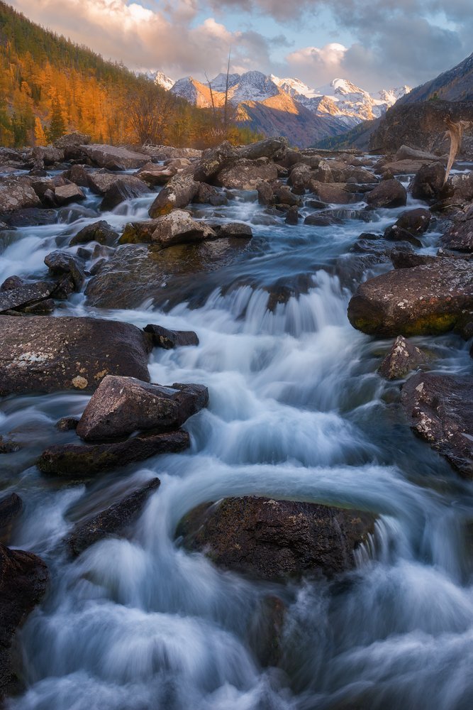 Спешащие воды Алтая...
