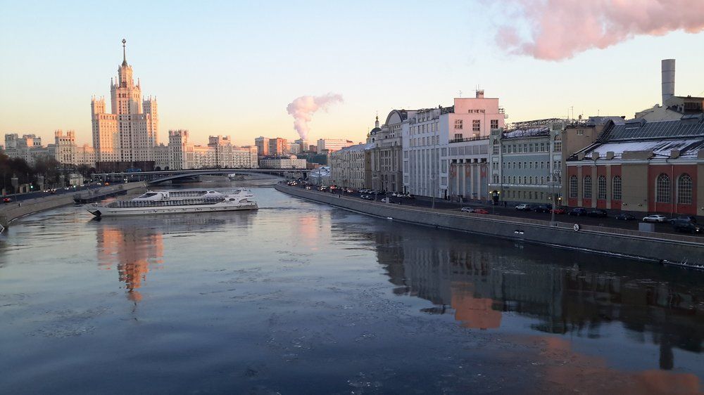 Москва на закате