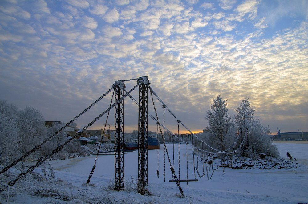 Мостик в Шлиссельбурге