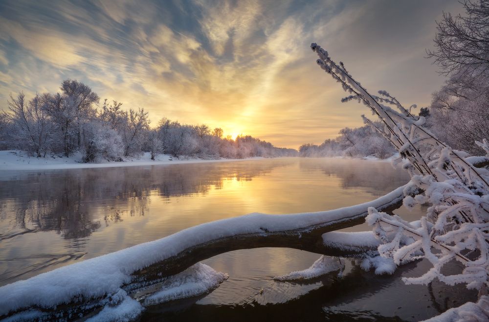 За берега зимние