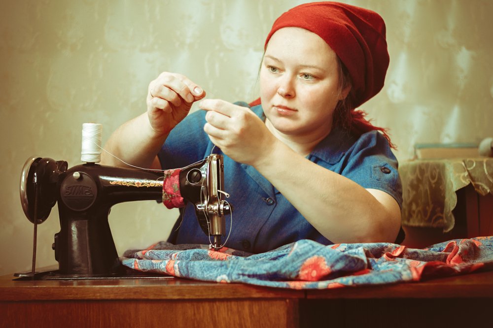 В образе бабушки