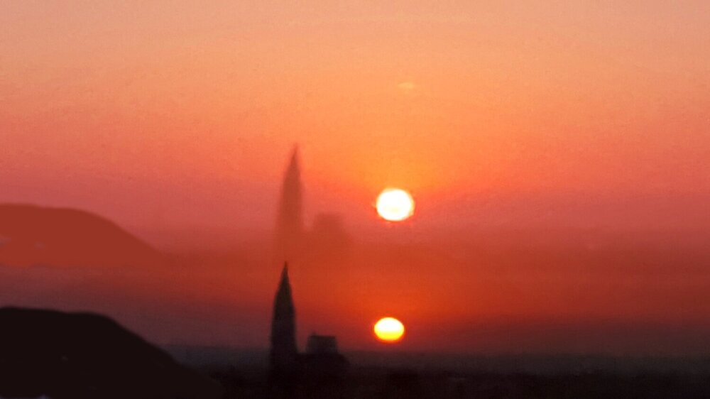 Reddish Sunset