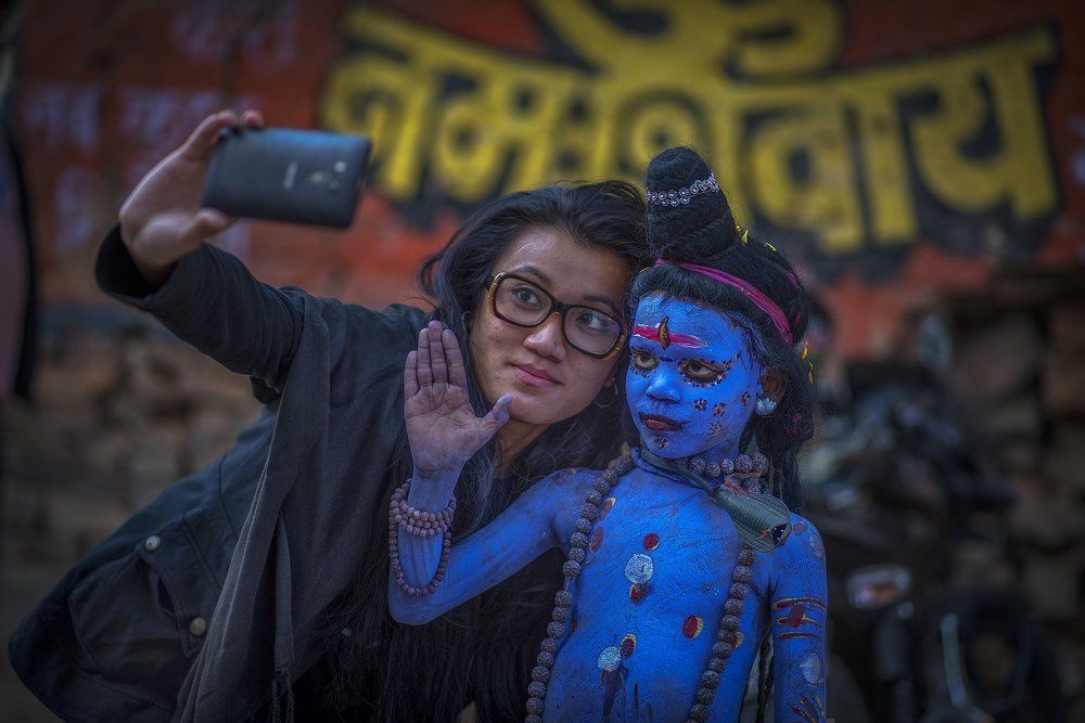 Selfie With Little Bholenath