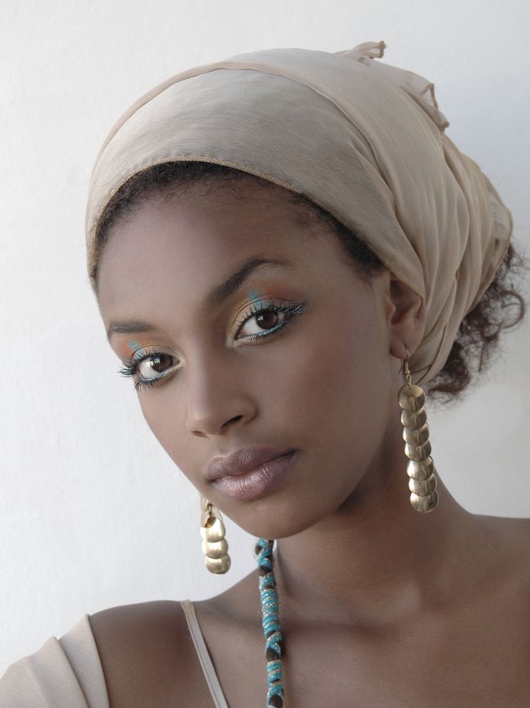 портрет девушки из Эфиопии