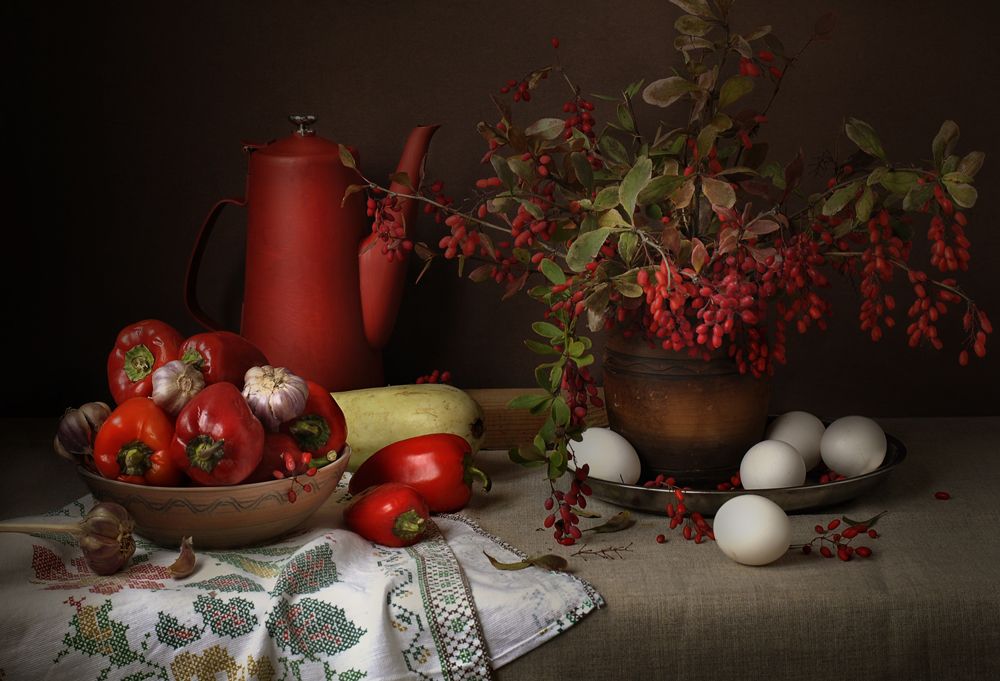 Натюрморт с барбарисом