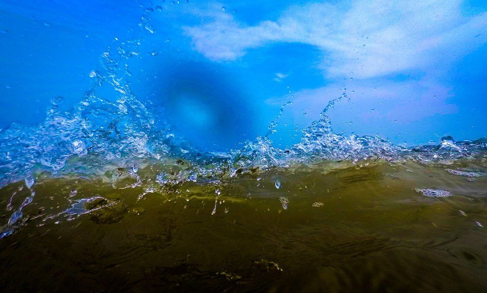 Blue water