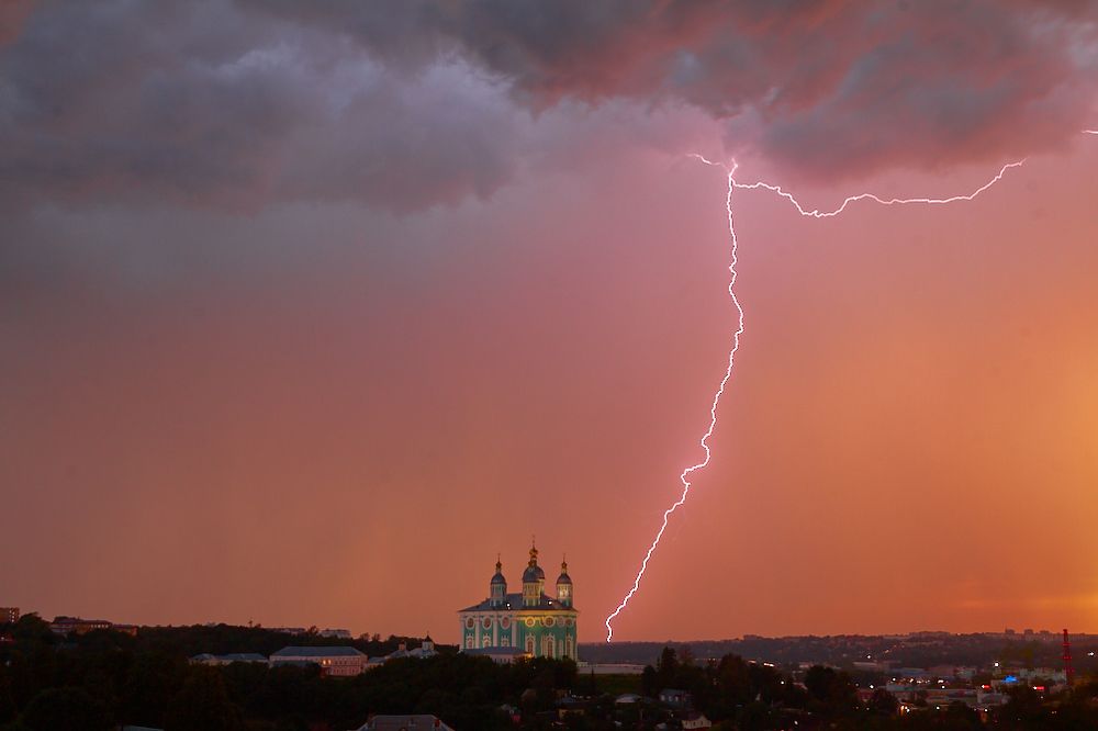 Гроза на закате