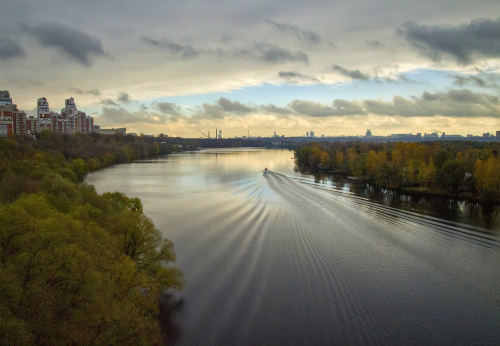 Закат над Москвой-рекой