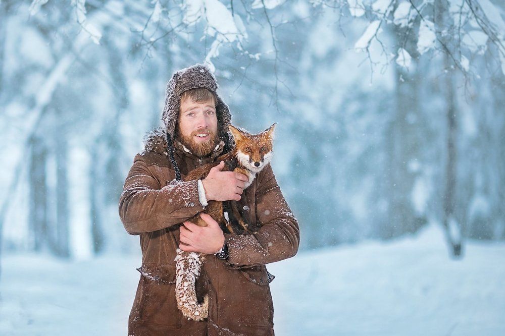 В зимнем лесу