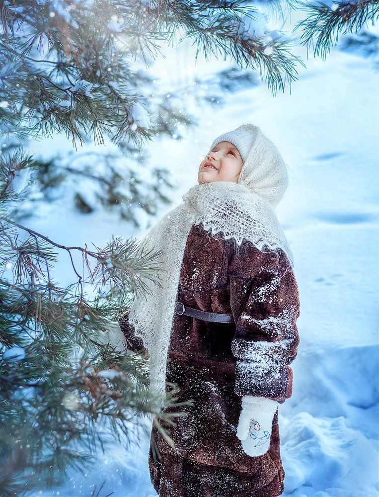 Маша и снег