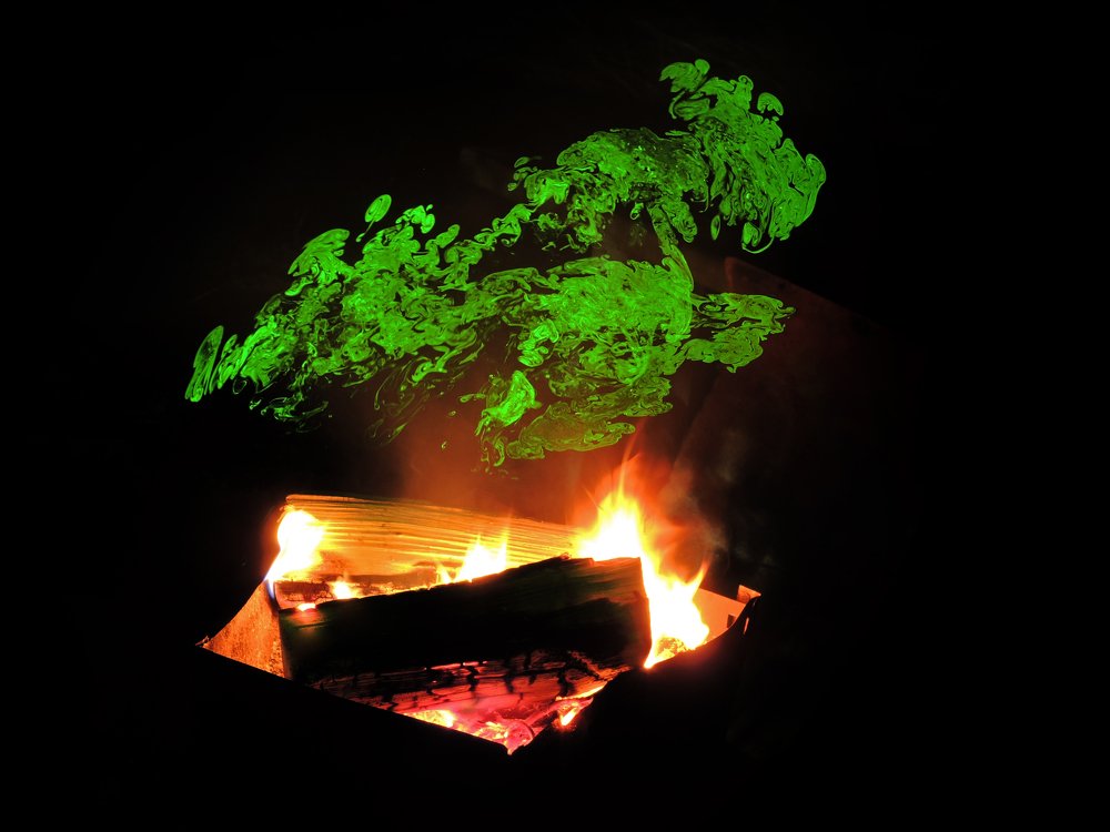 Зеленый дым..