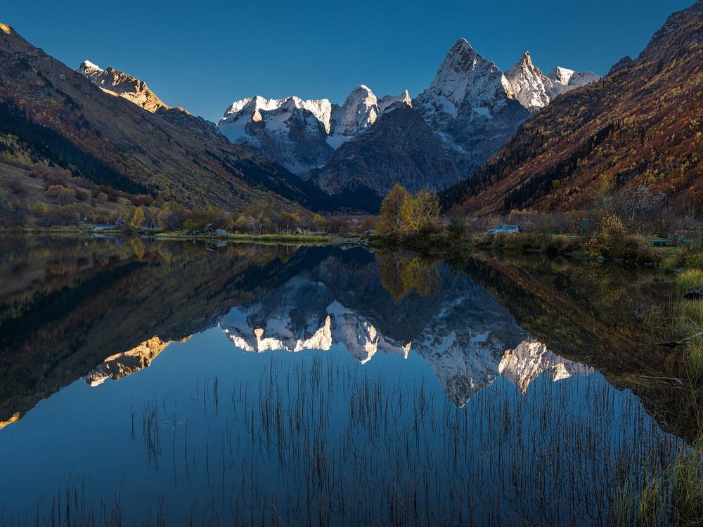 ТУМАНЛЫ КЁЛЬ ОСЕНЬЮ