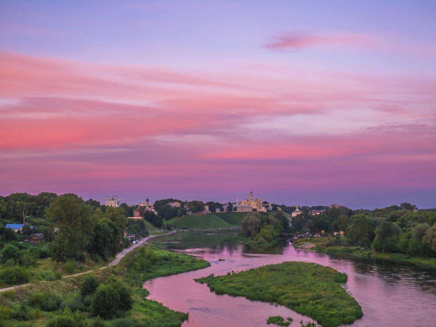 Pink sunset