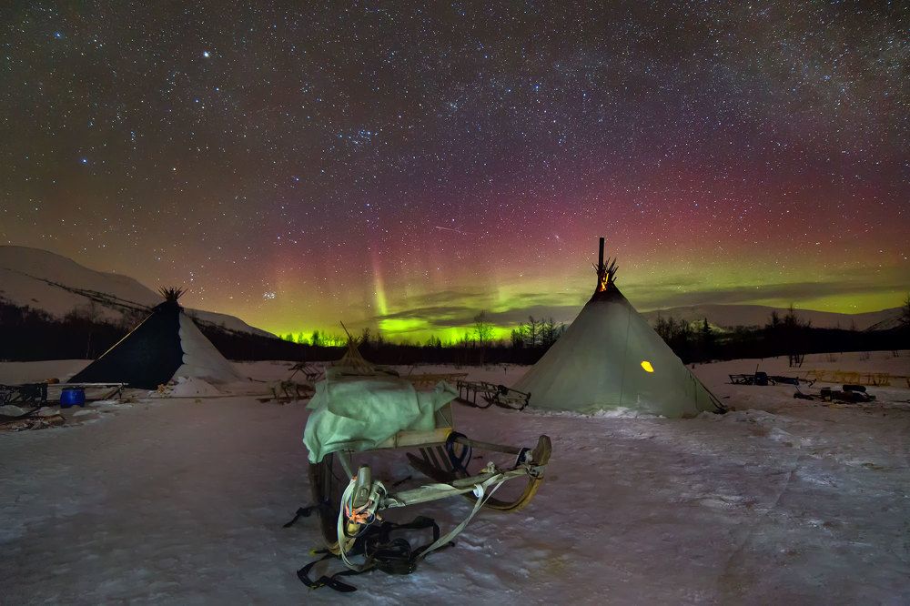 Два чума на Соби