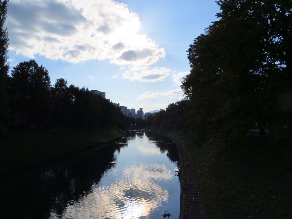 River Miljacka in Sarajevo