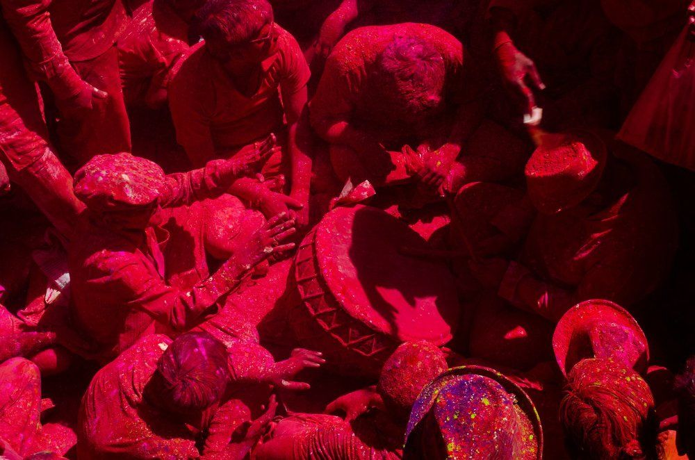 Holi celebration