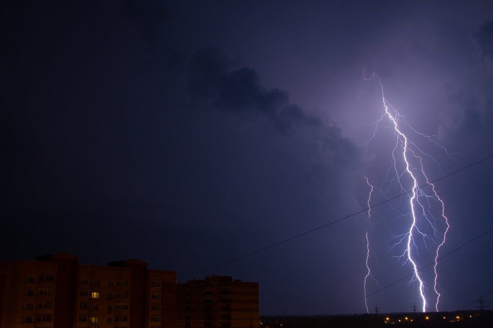 Гроза в городе
