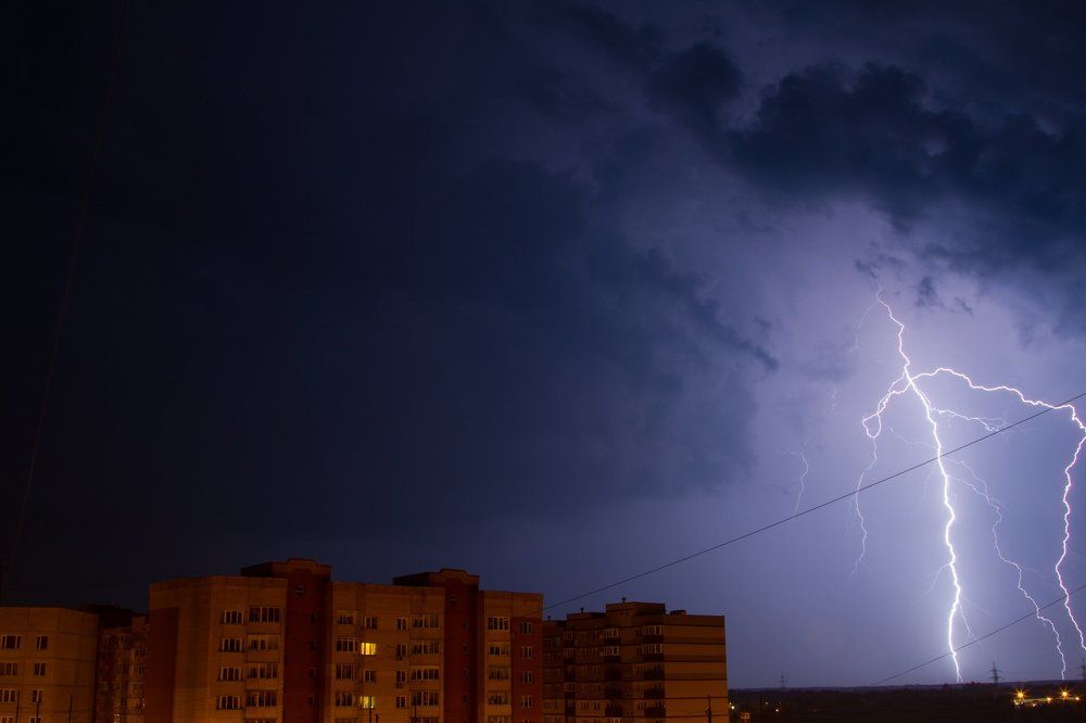 Гроза в городе