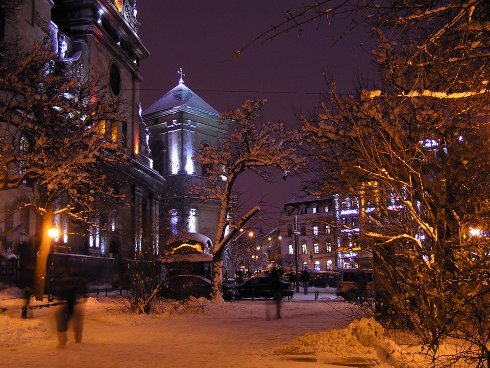 Snow in Lviv
