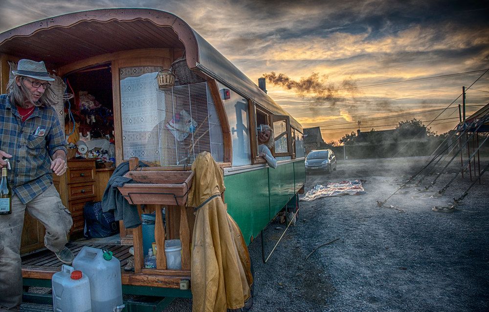 Старый вагончик