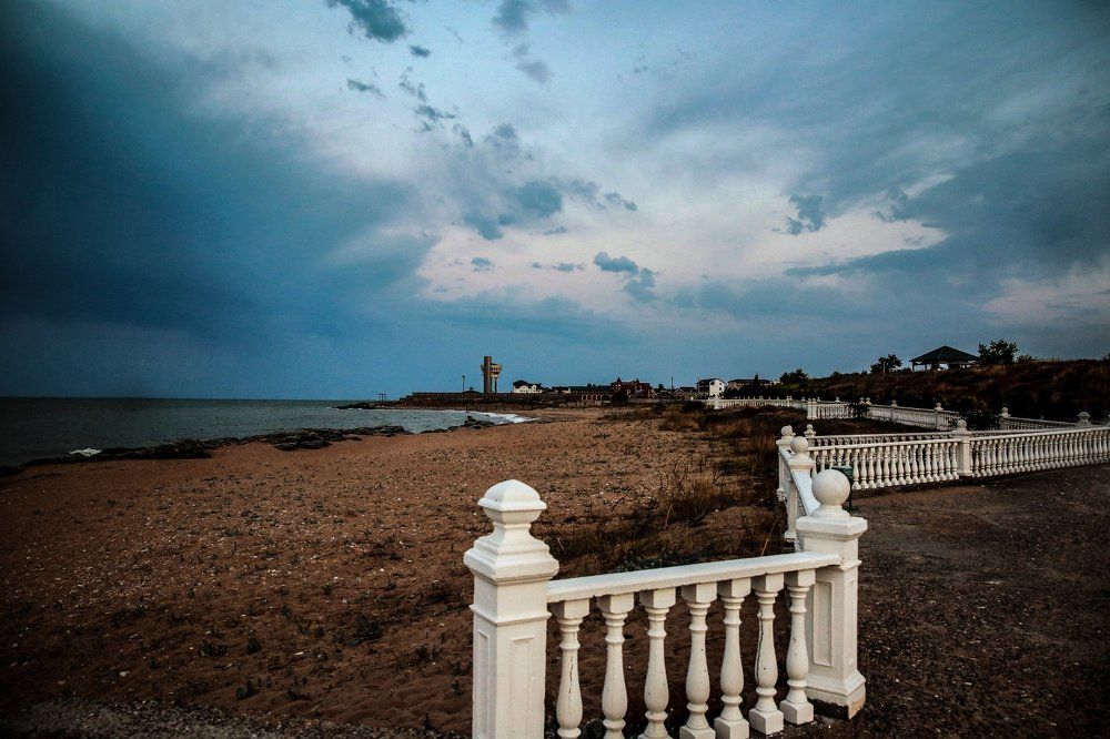 Закат на море