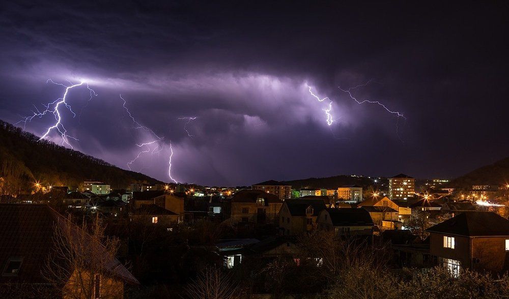 Гроза над морем