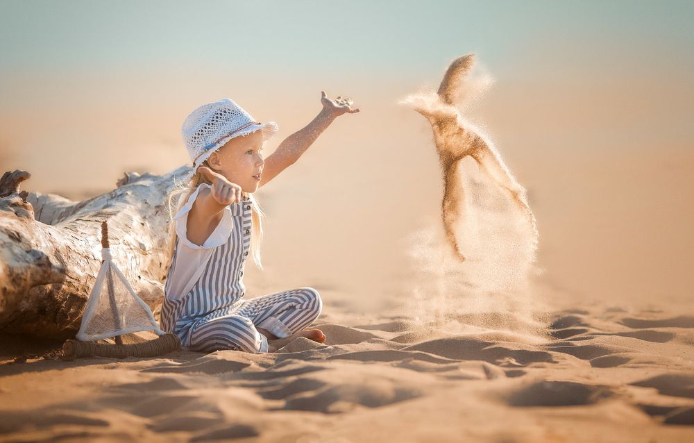 Новый друг из песка...