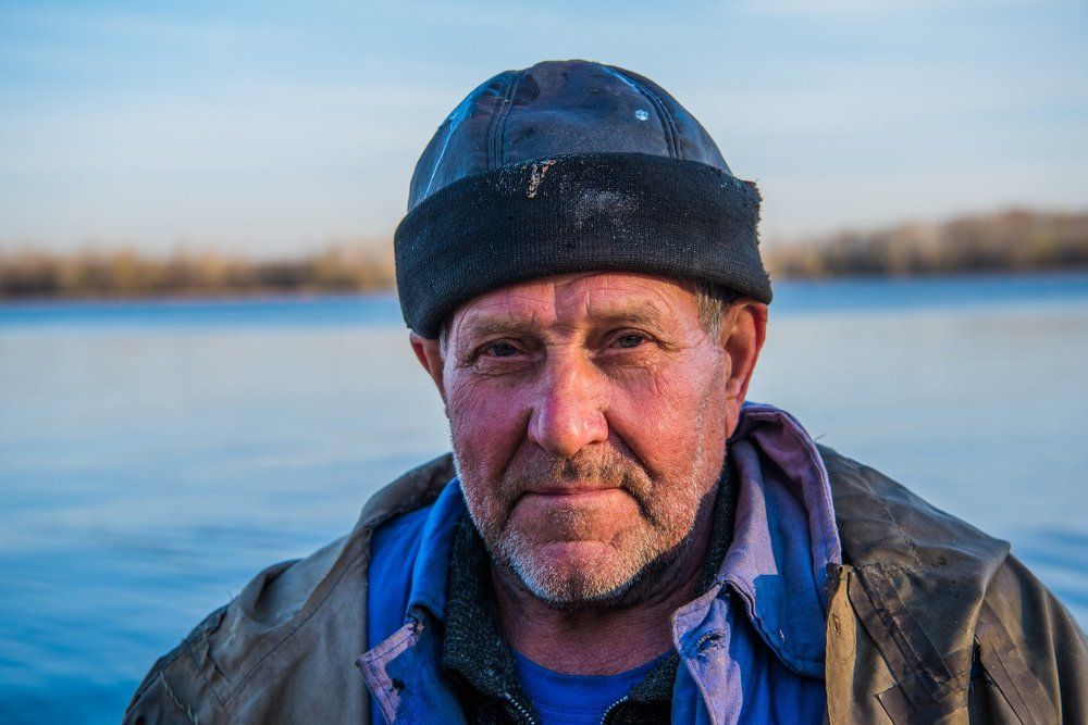 Портрет рыбака