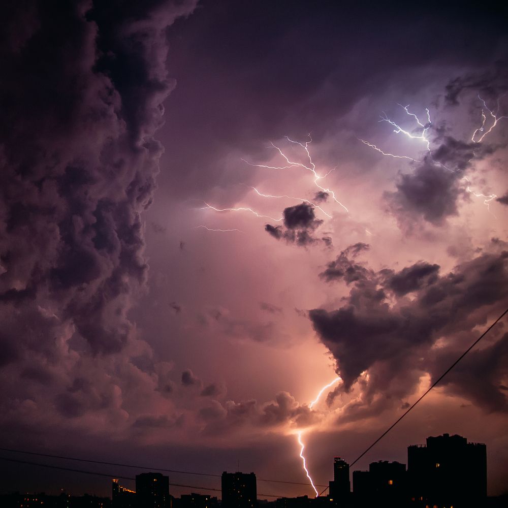 Lightning in the city