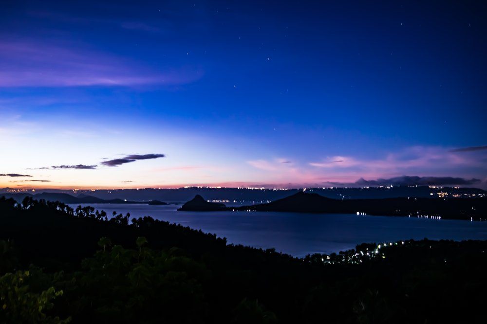 Blue Hour - Overlooking Taal Lake